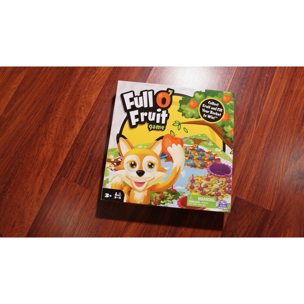 Full O’ Fruit Board Game for Family Game Night Kids Ages 3+ Colorful Fun Toy